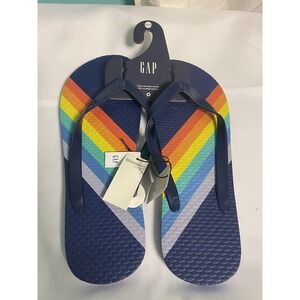 Men's The Gap, Blue, Lightweight Flip Flops: Size 12/13 NEW Bin2